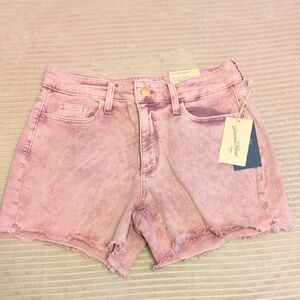 Pink Denim Women's Shorts